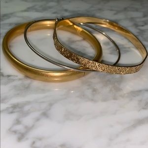 Antique gold bracelets